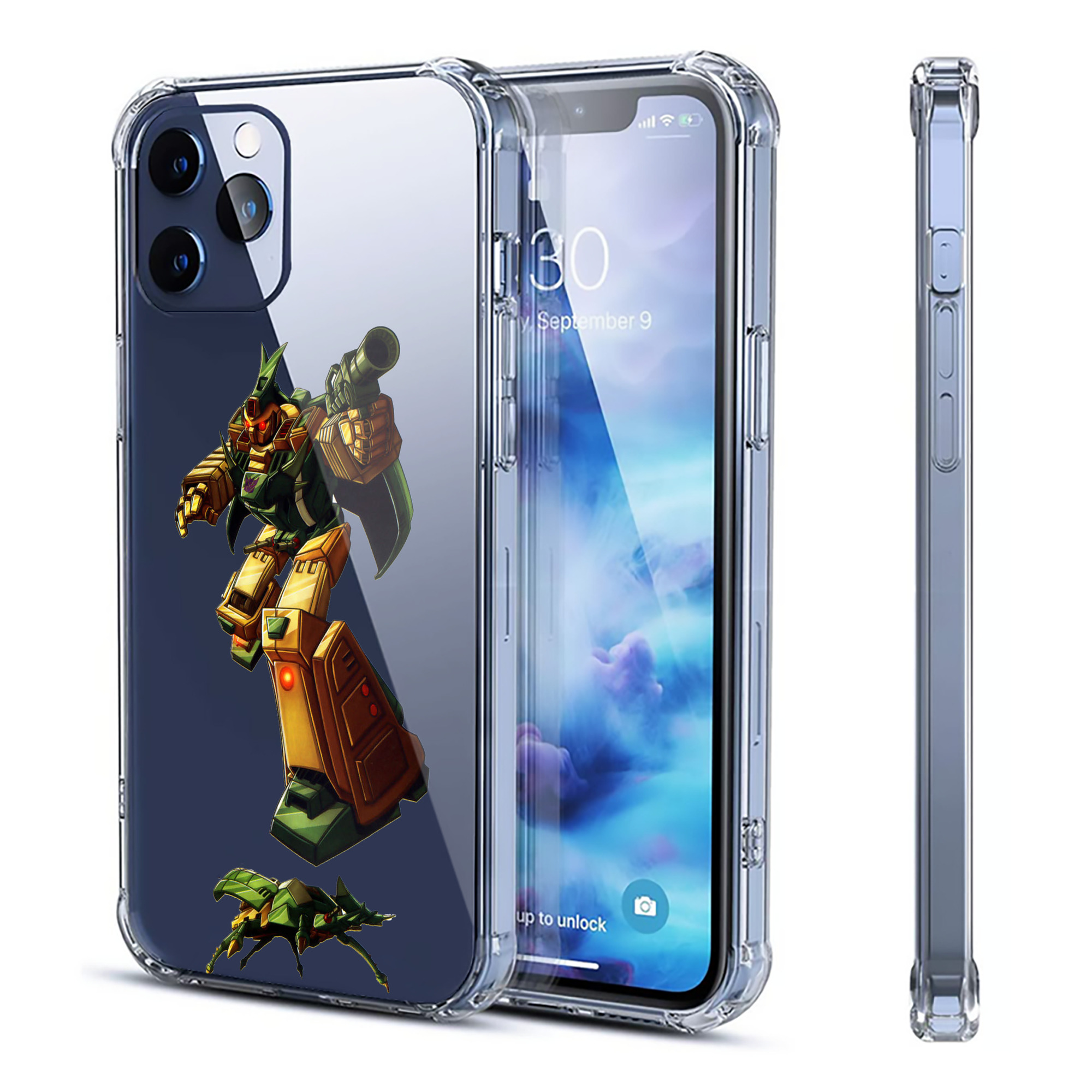 （画像用）  【iPhone 12シリーズ対応】透明スマホケース（クリアソフトケース）